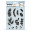 Studio Light Basic Christmas Wreath Builder Stamp Set