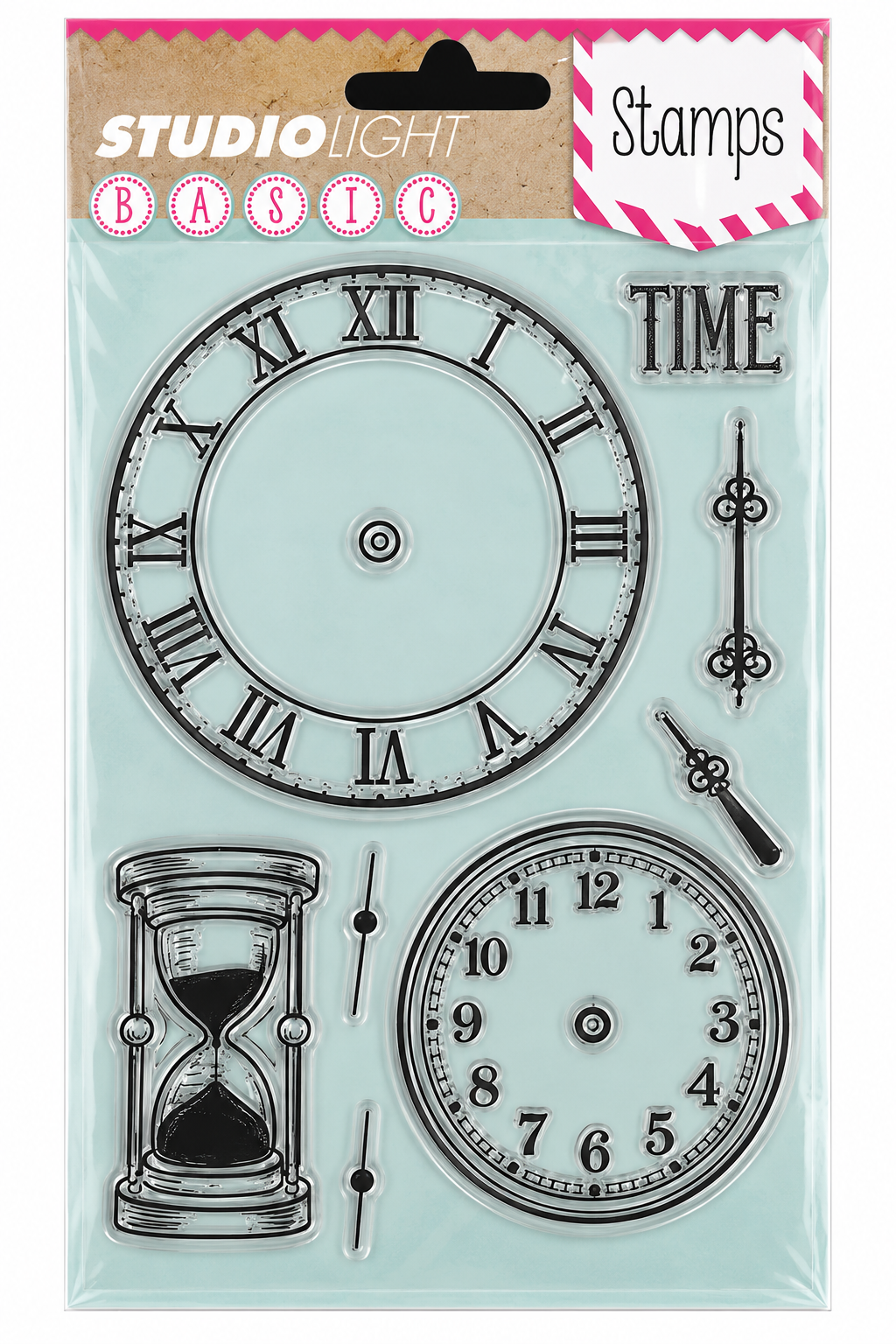 Studio Light Basic Time & Clock Stamp Set