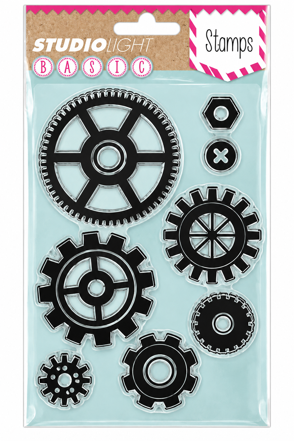 Studio Light Basic Industrial Gears Stamp Set