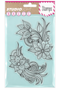 Studio Light Basic Decorative Floral Swirl Stamp Set