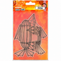 Studio Light Mixed Media Steampunk Airship Stamp