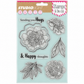 Peony Flowers & Hugs Stamp & Die Set