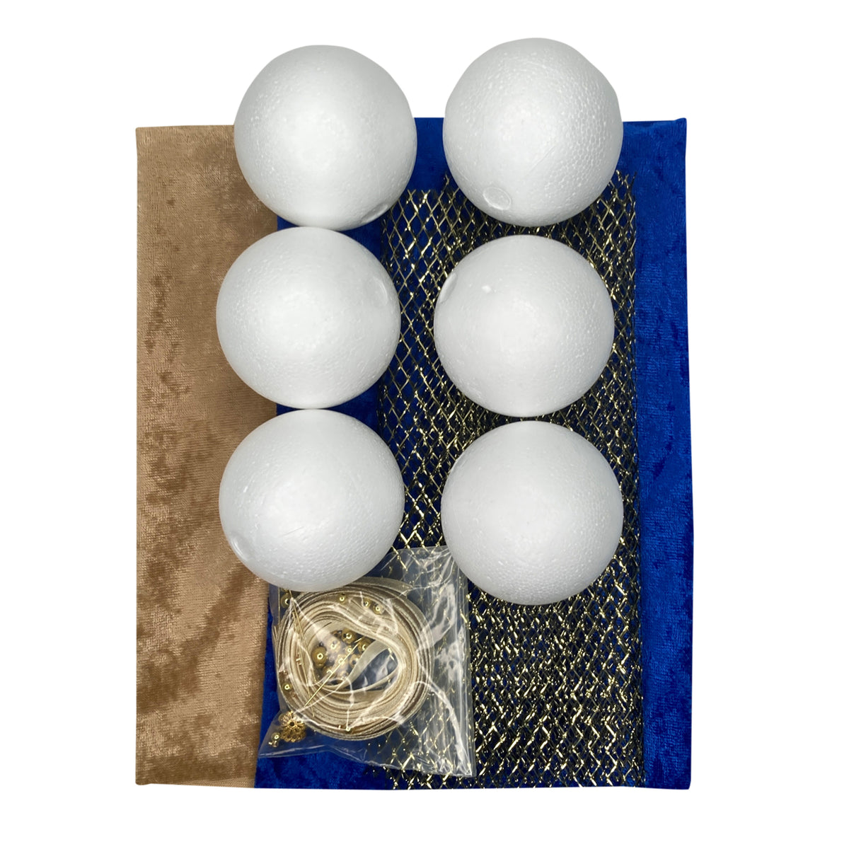 Blue Victorian Baubles – Makes 6