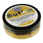 Pinflair Buff-it craft polish container with black lid on a white background.