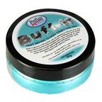 Pinflair Buff-it craft polish container with black lid on a white background.