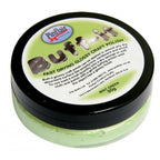 Pinflair Buff-it craft polish container with black lid on a white background.