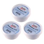 Three containers of Pinflair Bookbinding Glue on a white background.
