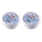 Two containers of Pinflair Bookbinding Glue on a white background.