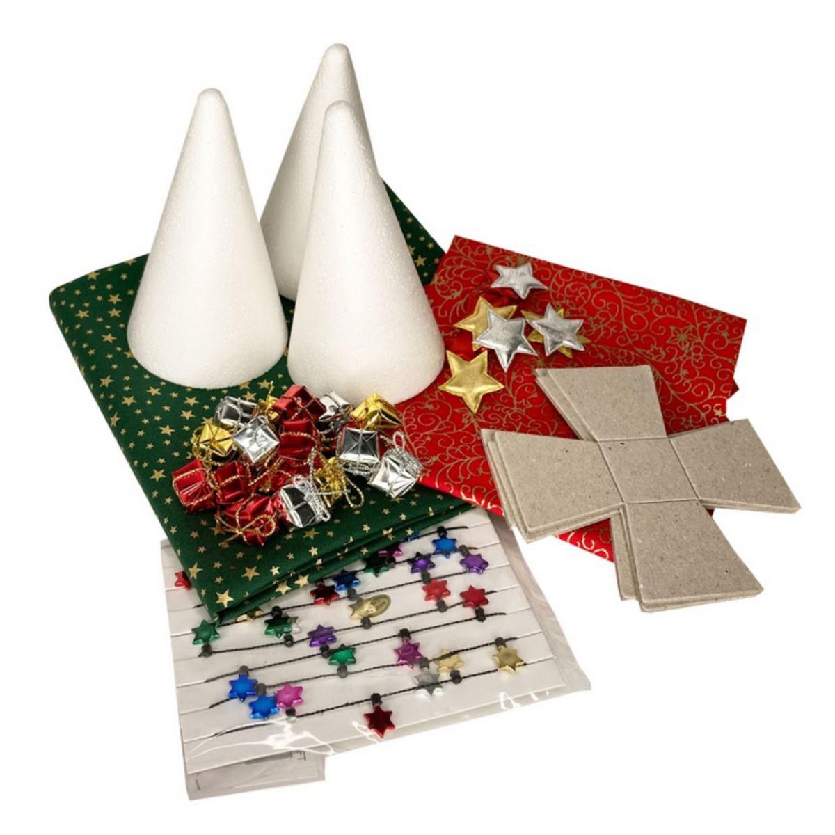 Mini Ragged Christmas Tree Kit – Makes 3