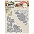 Romantic Botanic Decorative Corners Cutting & Embossing Die Set