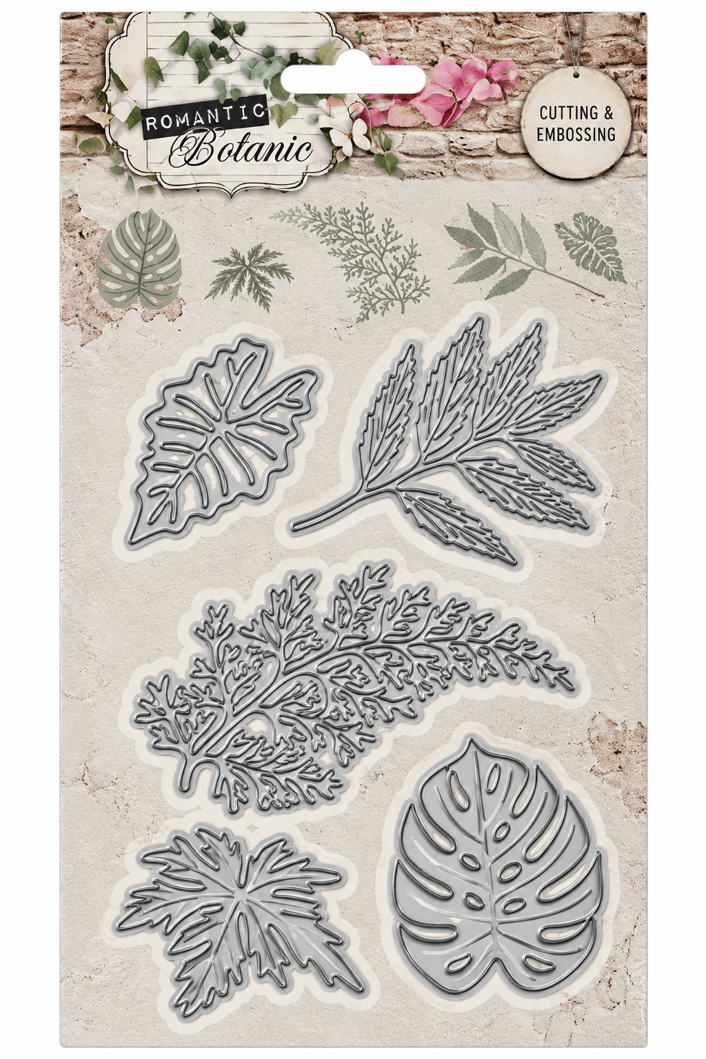 Romantic Botanic Botanical Leaves Cutting & Embossing Die Set