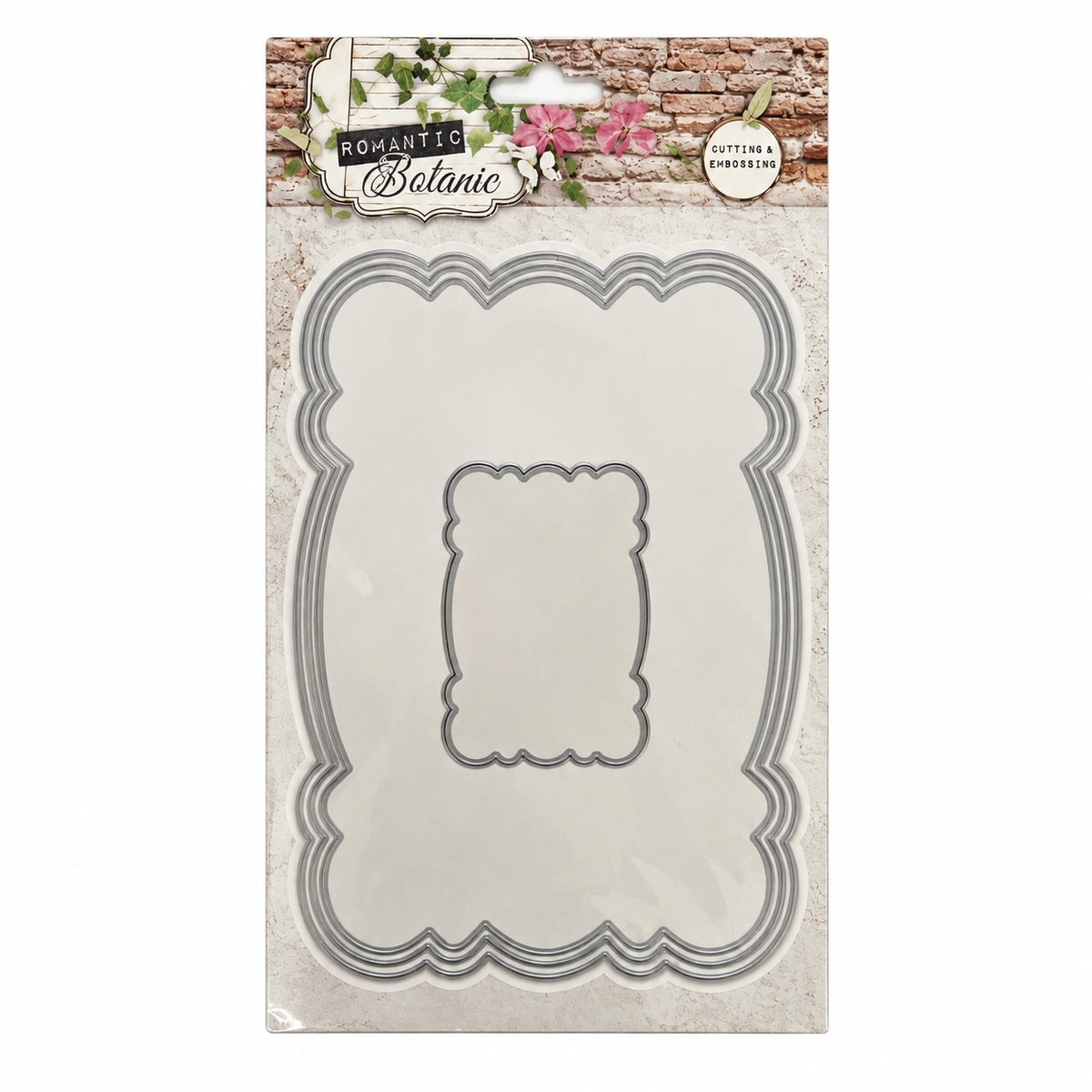 Romantic Botanic Ornate Frame Cutting & Embossing Die Set