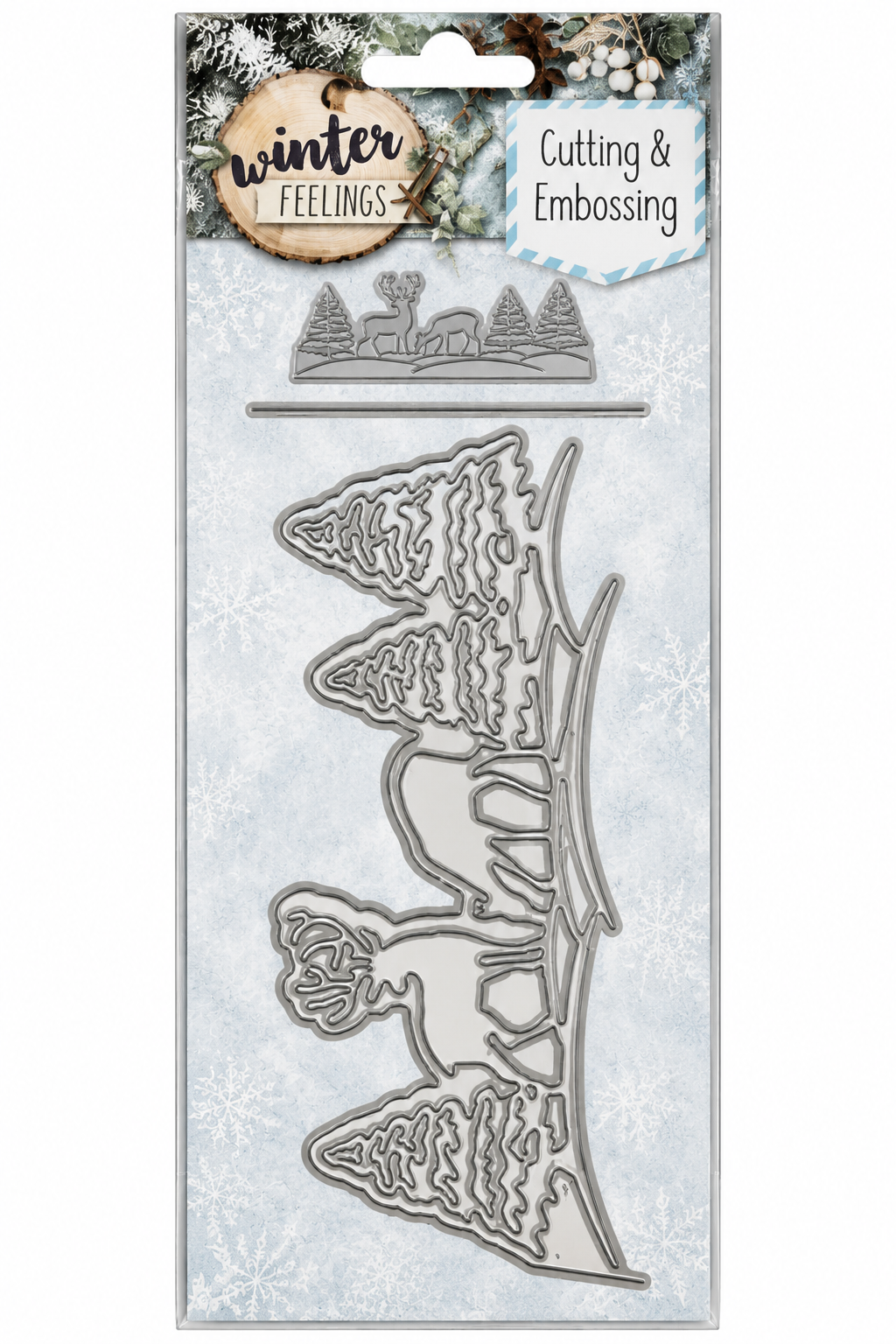 Winter Feelings Woodland Deer & Forest Cutting Die