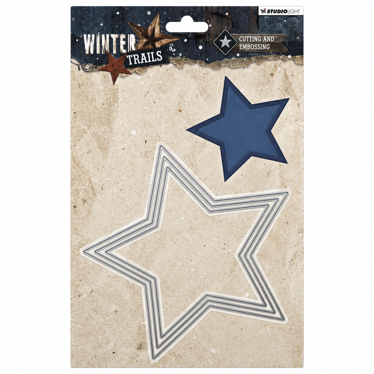 Winter Trails Star Cutting & Embossing Die Set